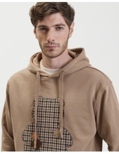 SUDADERA CON PARCHE OSITO GIANNI LUPO