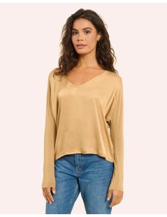 CAMISETA LOSSA BEIGE NAF NAF