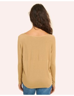 CAMISETA LOSSA BEIGE NAF NAF