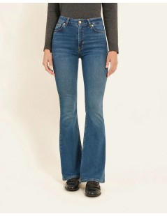 PANTALON POWER FLARE DENIM NAF NAF