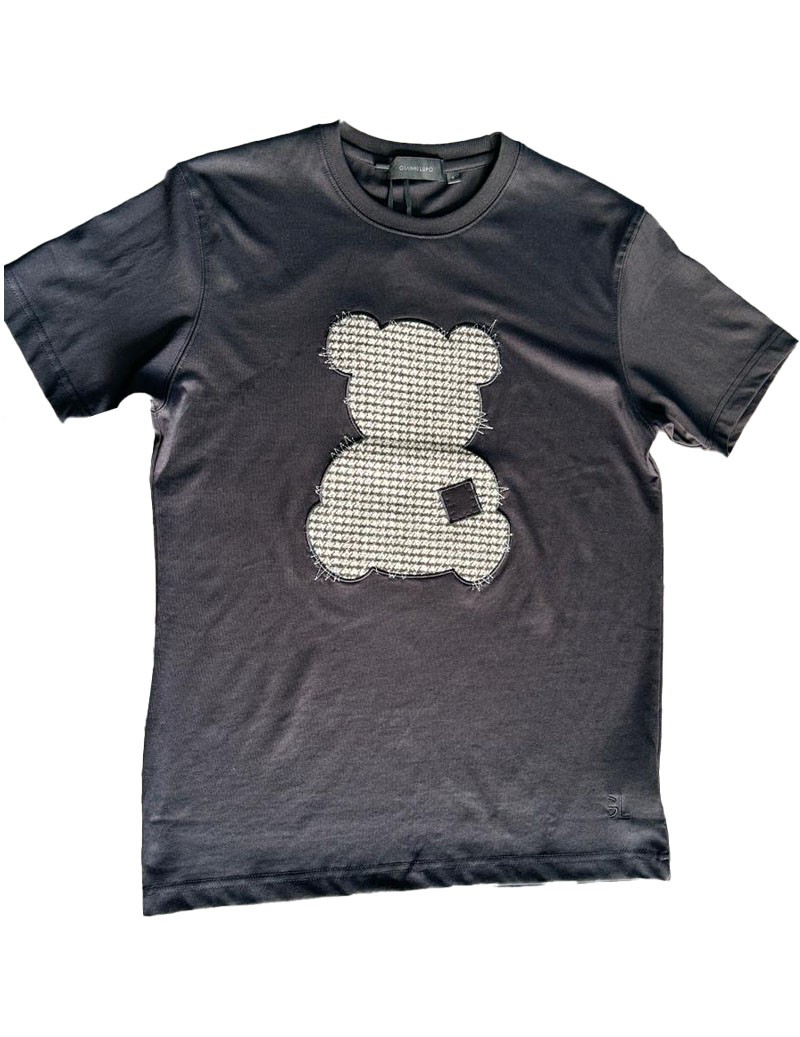 CAMISETA NEGRA OSO GIANNI LUPO