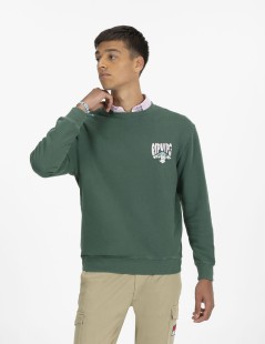 SUDADERA SIN CAPUCHA VERDE EL PULPO