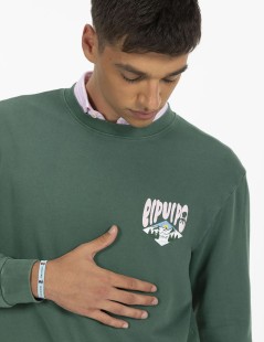 SUDADERA SIN CAPUCHA VERDE EL PULPO