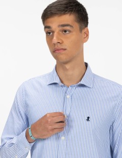 CAMISA RAYAS MISSISSIPPI OXFORD AZUL ROYAL EL PULPO