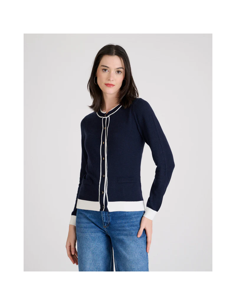 CARDIGAN NEREA AZUL MARINO...