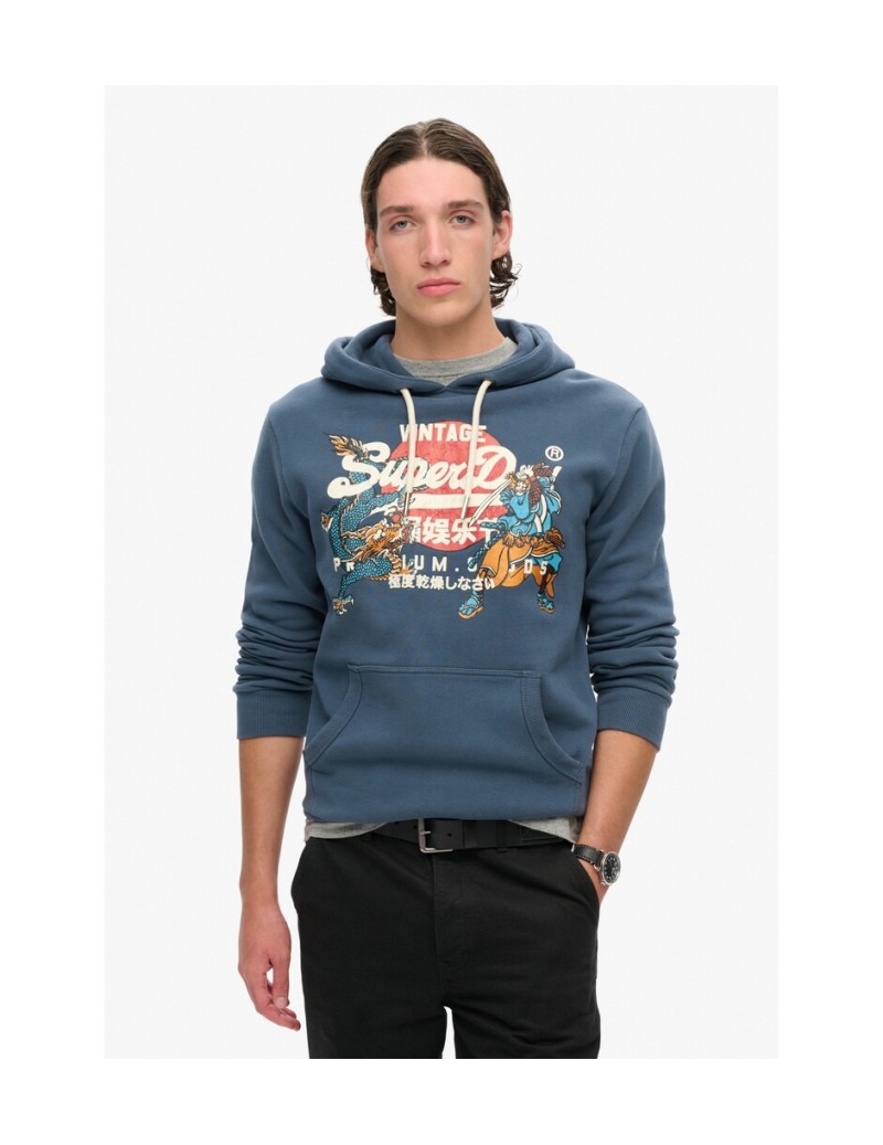 SUDADERA ESTAMPADA SUPERDRY