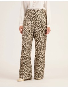 PANTALON LEO MARRON NAF NAF