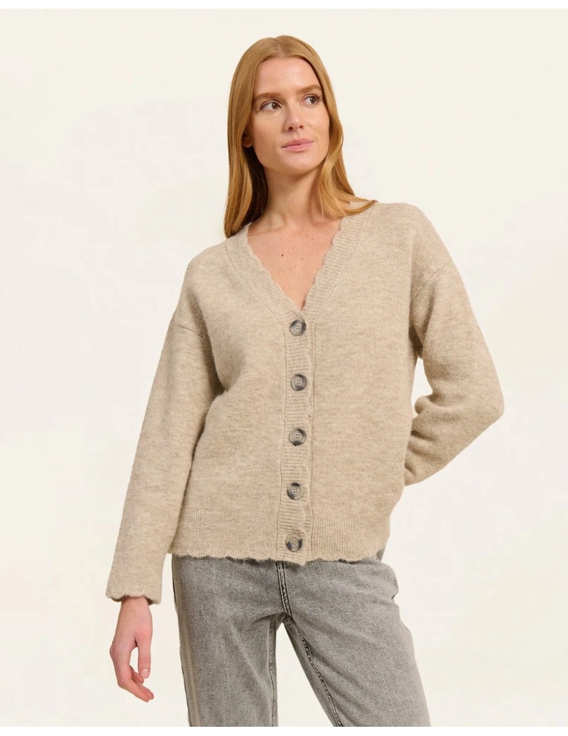 CARDIGAN PERLA BEIGE NAF NAF