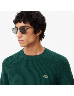 JERSEY VERDE CLASSIC FIT LACOSTE