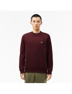 SUDADERA BURDEOS LACOSTE HOMBRE 