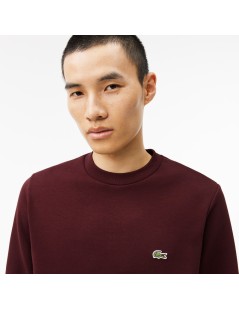 SUDADERA BURDEOS LACOSTE HOMBRE 