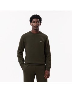 SUDADERA VERDE KAKI LACOSTE HOMBRE