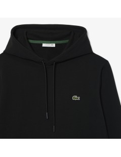 SUDADERA CON CAPUCHA EN COLOR NEGRO LACOSTE