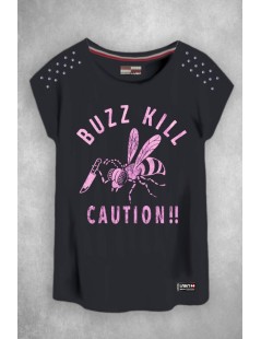 CAMISETA BUZZ NEGRA LASAL