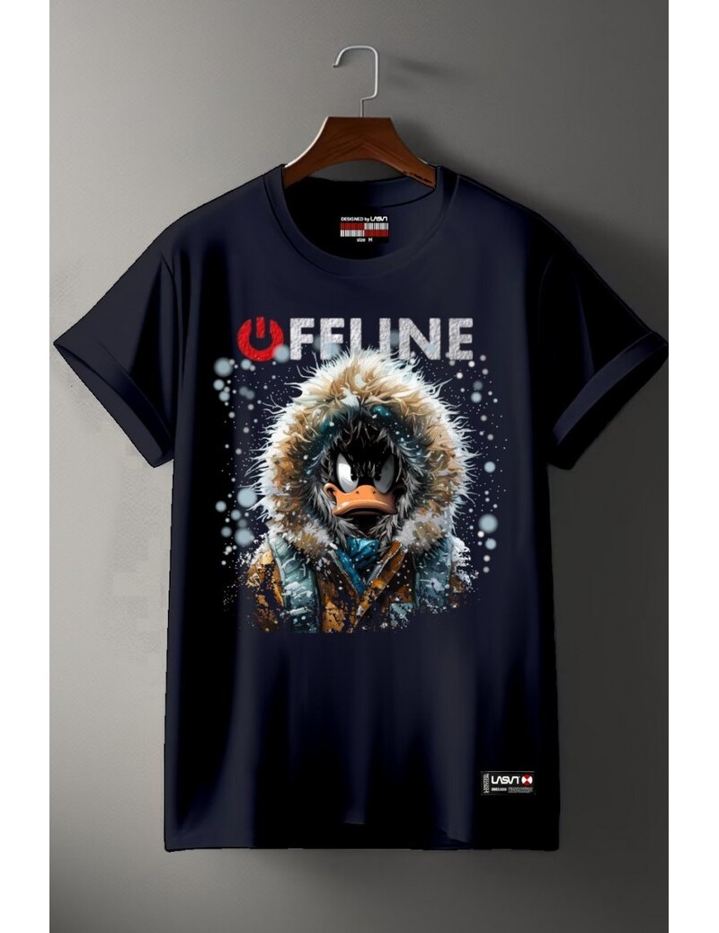 CAMISETA OFF LINE MARINO LASAL