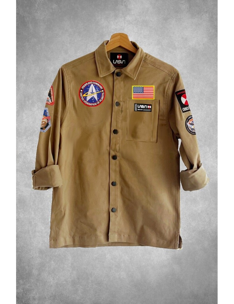 SOBRECAMISA ROBER BEIGE LASAL