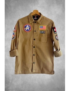 SOBRECAMISA ROBER BEIGE LASAL