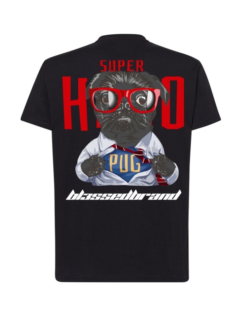 CAMISETAS HEROPUG TEE BLACK...