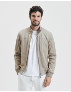CAZADORA BEIGE EFECTO PANA GIANNI LUPO