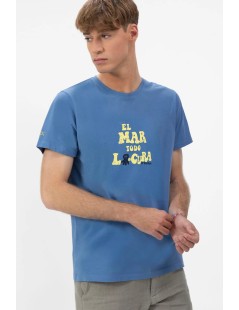 CAMISETA EL MAR TODO LO-CURA ÍNDIGO EL PULPO