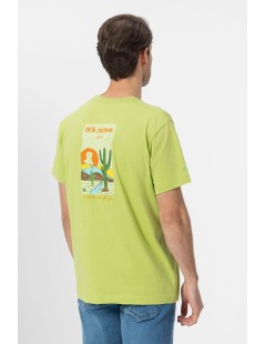 CAMISETA ESTAMPADO DESIERTO VERDE PISTACHO EL PULPO