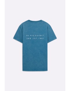 CAMISETA AZUL "GAS DISTR." GAS JEANS