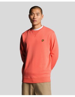 SUDADERA NARANJA ALGODÓN LYLE & SCOTT
