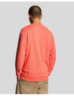 SUDADERA NARANJA ALGODÓN LYLE & SCOTT