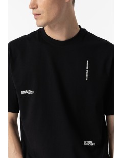 CAMISETA NEGRA RELAXED FIT TIFFOSI