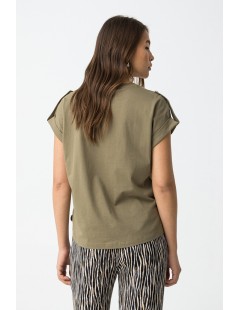 CAMISETA MUJER VERDE KAKI TIFFOSI