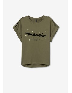 CAMISETA MUJER VERDE KAKI TIFFOSI