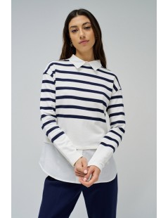JERSEY COMBINADO CON CAMISA SALSA JEANS