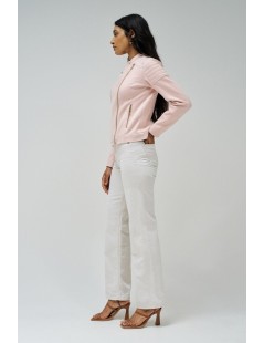 CAZADORA DE GAMUZA ROSA SALSA JEANS