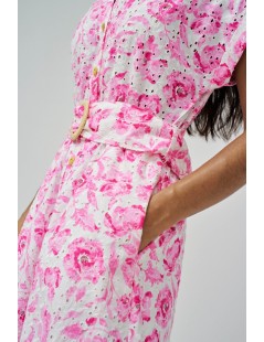 VESTIDO CAMISERO DE BORDADO INGLÉS SALSA JEANS