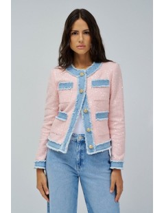 CHAQUETA DE TWEED CON LENTEJUELAS SALSA