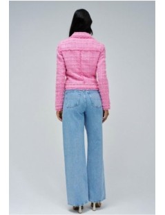 TWEED TRUCKER JACKET SALSA