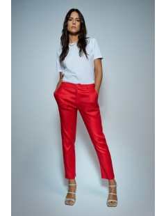 PANT.CHINO ROJO DE LINO SALSA JEANS