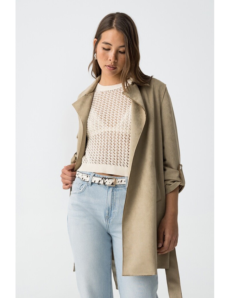 CHAQUETA EFECTO GAMUZA TIFFOSI