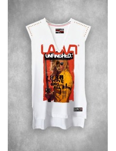 CAMISETA LASAL MUJER UNFINISHED 