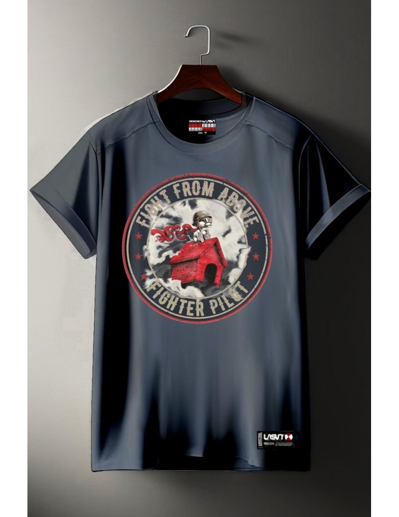 CAMISETA NEGRO DESGASTADO...