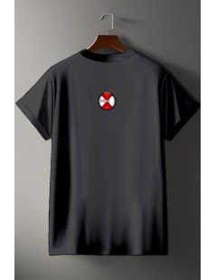 CAMISETA NEGRO DESGASTADO FIGHT LASAL 