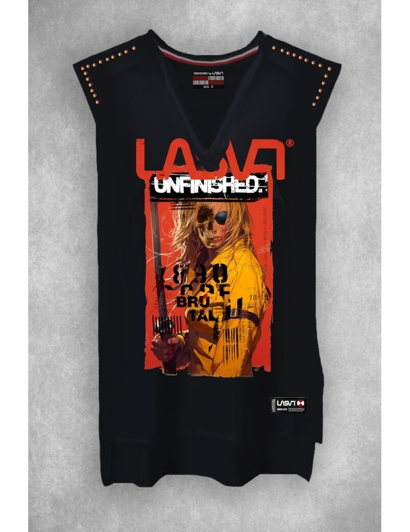 CAMISETA NEGRA UNFINISHED...