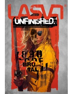 CAMISETA NEGRA UNFINISHED LASAL