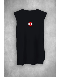 CAMISETA NEGRA UNFINISHED LASAL