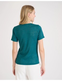 CAMISETA BIBI VERDE TURQUESA NAF NAF