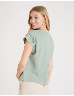 CAMISETA SHARA VERDE MENTA NAF NAF