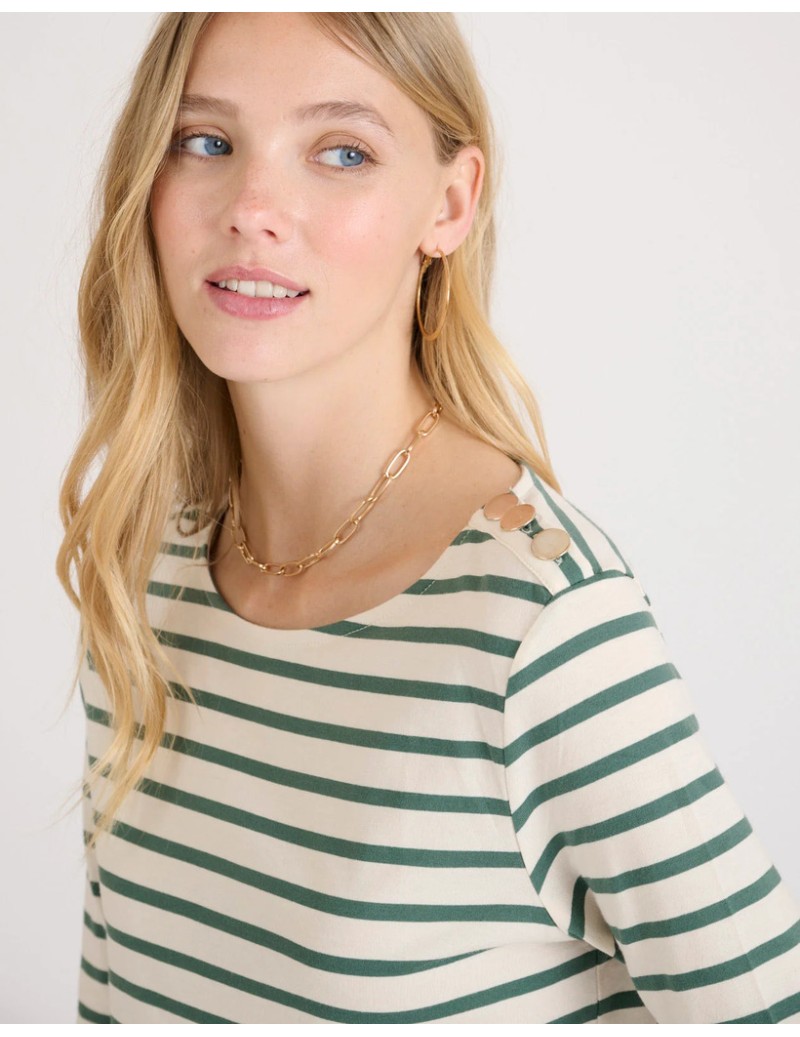CAMISETA MARINIERE VERDE...