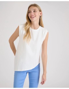 CAMISETA IRREGULAR CRUDO NAF NAF