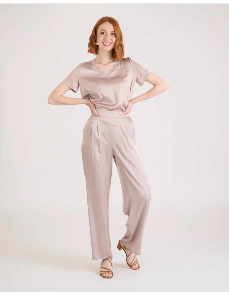 PANTALON SATINADO GIGI NAF NAF
