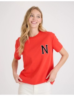 CAMISETA ROJO N NAF NAF
